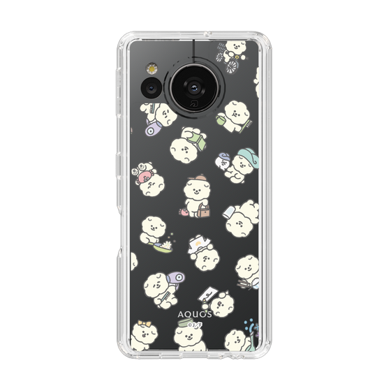 Slim Protection Case［ Mossari Mosao - Lots of Mosao - Clear ］