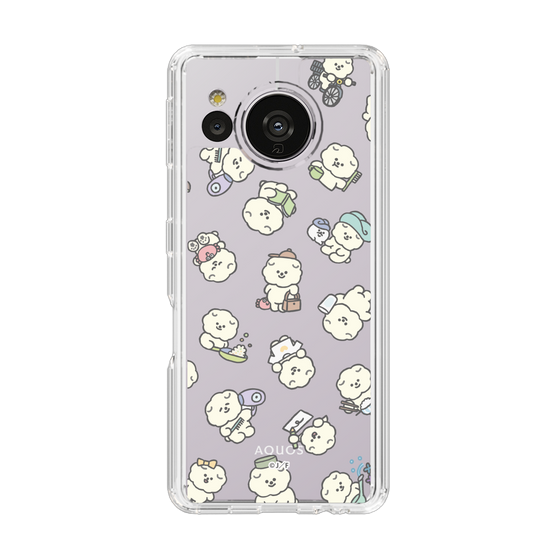 Slim Protection Case［ Mossari Mosao - Lots of Mosao - Clear ］