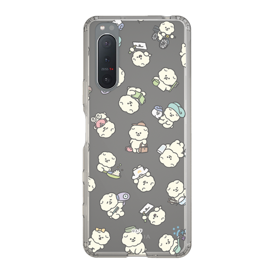 Slim Protection Case［ Mossari Mosao - Lots of Mosao - Clear ］