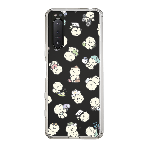 Slim Protection Case［ Mossari Mosao - Lots of Mosao - Clear ］