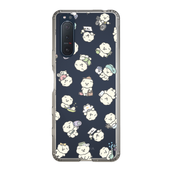 Slim Protection Case［ Mossari Mosao - Lots of Mosao - Clear ］