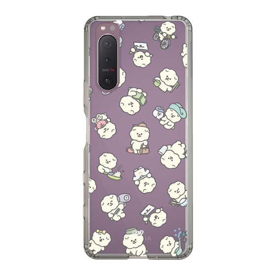 Slim Protection Case［ Mossari Mosao - Lots of Mosao - Clear ］