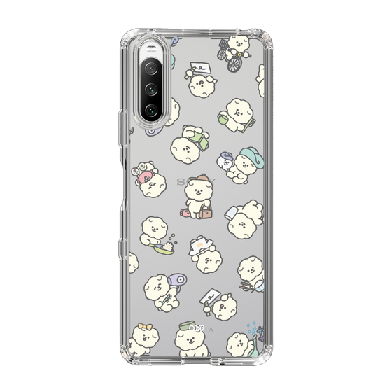 Slim Protection Case［ Mossari Mosao - Lots of Mosao - Clear ］