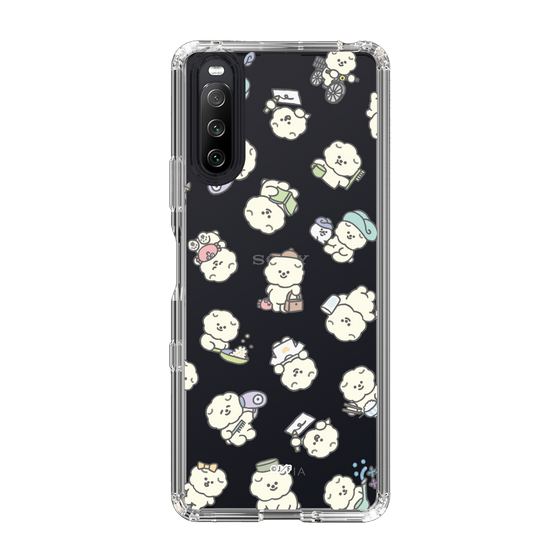 Slim Protection Case［ Mossari Mosao - Lots of Mosao - Clear ］