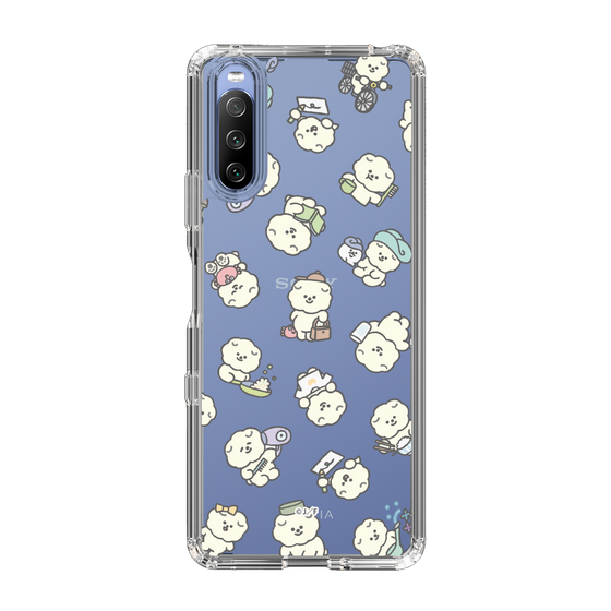 Slim Protection Case［ Mossari Mosao - Lots of Mosao - Clear ］