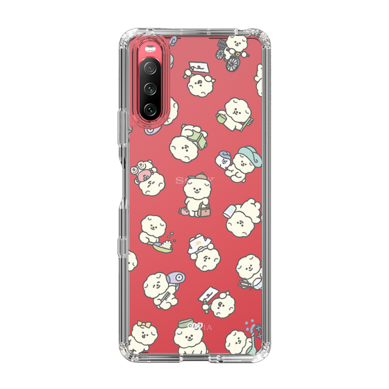 Slim Protection Case［ Mossari Mosao - Lots of Mosao - Clear ］