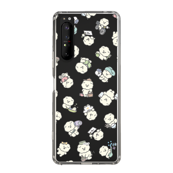 Slim Protection Case［ Mossari Mosao - Lots of Mosao - Clear ］