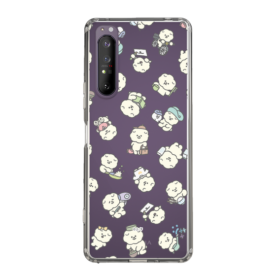 Slim Protection Case［ Mossari Mosao - Lots of Mosao - Clear ］