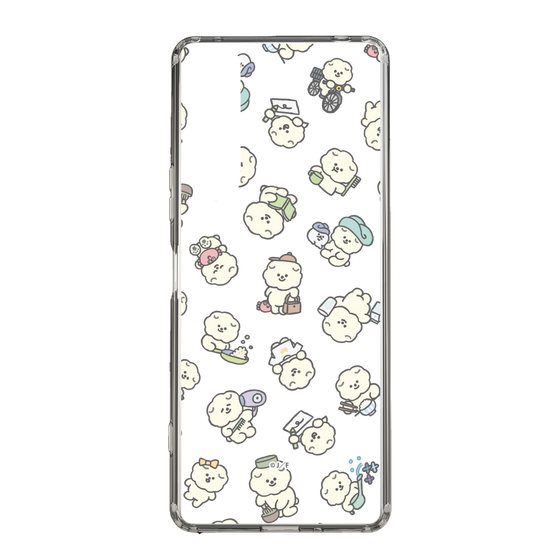 Slim Protection Case［ Mossari Mosao - Lots of Mosao - Clear ］