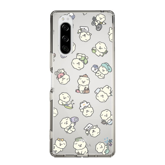Slim Protection Case［ Mossari Mosao - Lots of Mosao - Clear ］
