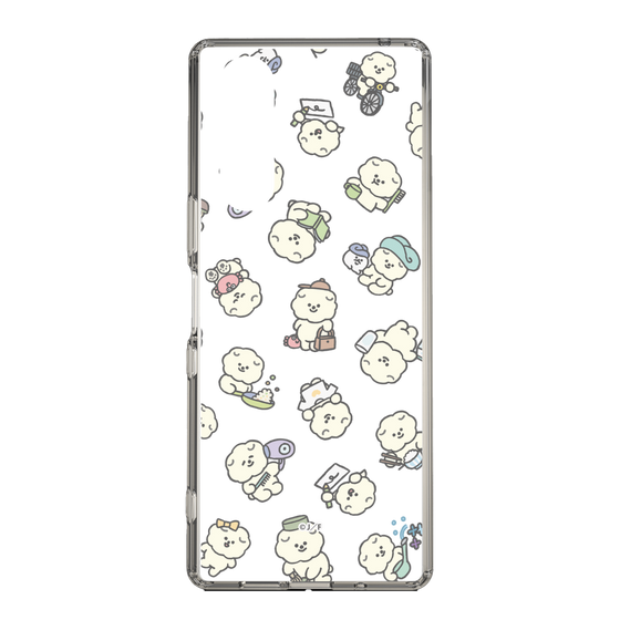 Slim Protection Case［ Mossari Mosao - Lots of Mosao - Clear ］