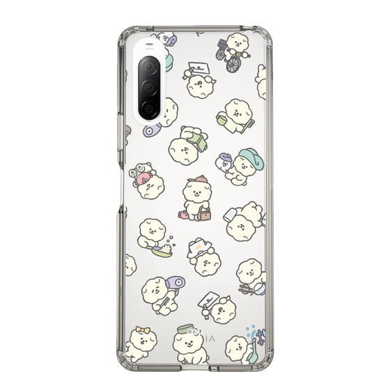 Slim Protection Case［ Mossari Mosao - Lots of Mosao - Clear ］