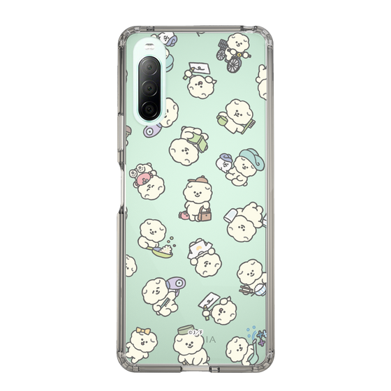 Slim Protection Case［ Mossari Mosao - Lots of Mosao - Clear ］