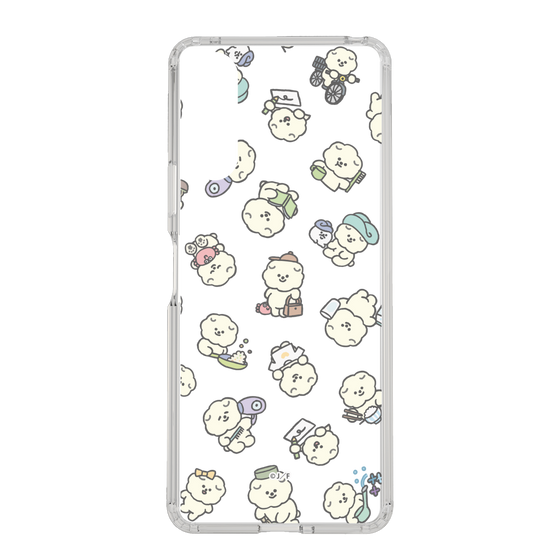 Slim Protection Case［ Mossari Mosao - Lots of Mosao - Clear ］