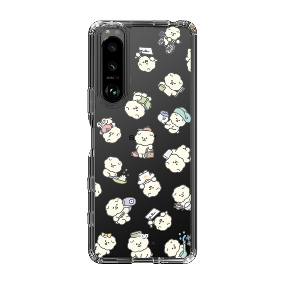 Slim Protection Case［ Mossari Mosao - Lots of Mosao - Clear ］