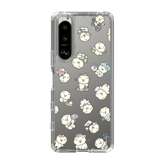 Slim Protection Case［ Mossari Mosao - Lots of Mosao - Clear ］