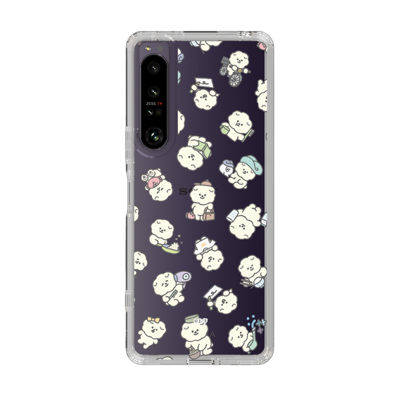 Slim Protection Case［ Mossari Mosao - Lots of Mosao - Clear ］