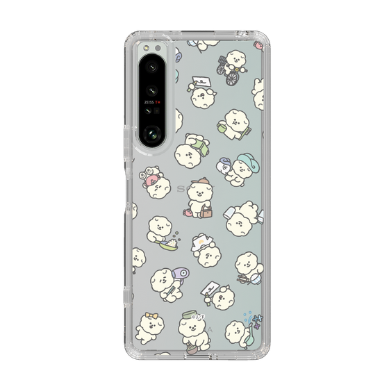Slim Protection Case［ Mossari Mosao - Lots of Mosao - Clear ］