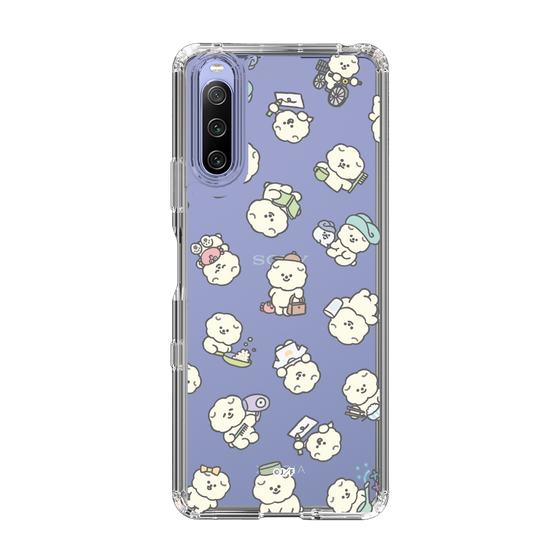 Slim Protection Case［ Mossari Mosao - Lots of Mosao - Clear ］