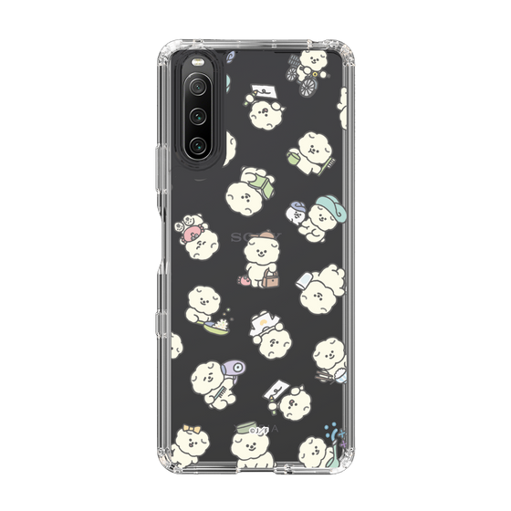 Slim Protection Case［ Mossari Mosao - Lots of Mosao - Clear ］