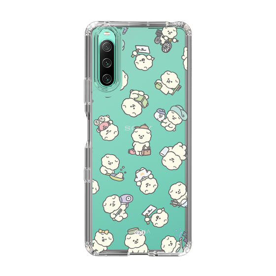 Slim Protection Case［ Mossari Mosao - Lots of Mosao - Clear ］