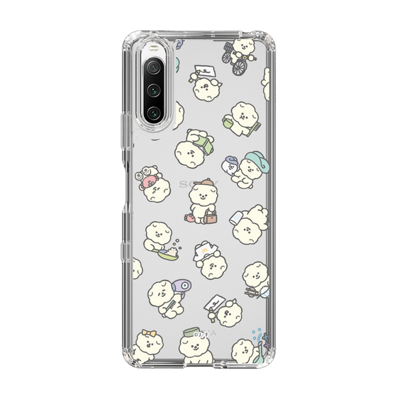 Slim Protection Case［ Mossari Mosao - Lots of Mosao - Clear ］