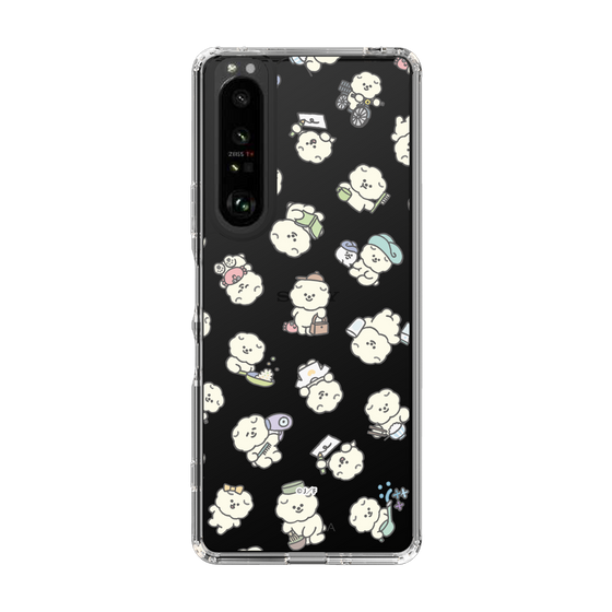 Slim Protection Case［ Mossari Mosao - Lots of Mosao - Clear ］