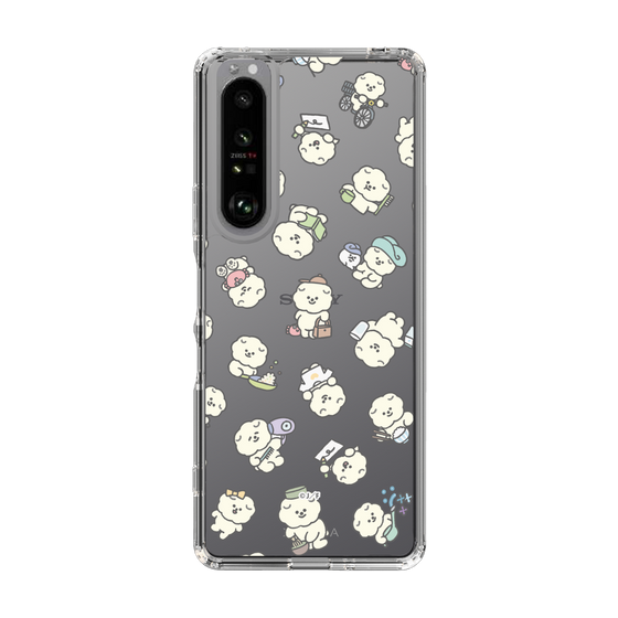 Slim Protection Case［ Mossari Mosao - Lots of Mosao - Clear ］