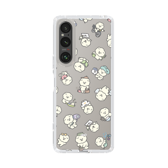 Slim Protection Case［ Mossari Mosao - Lots of Mosao - Clear ］