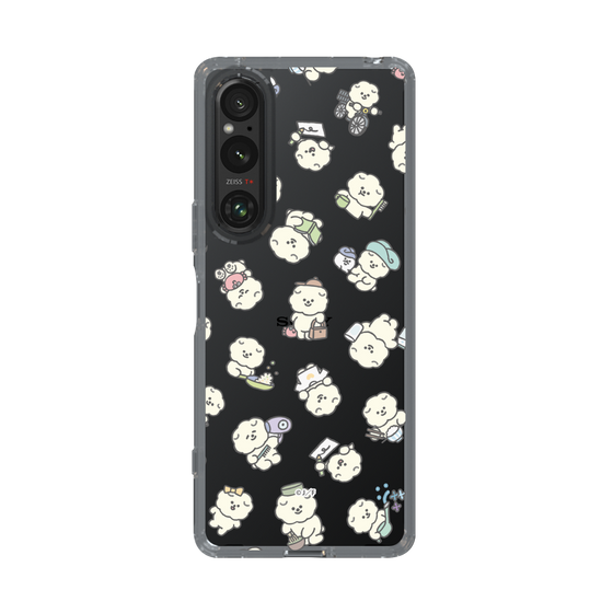 Slim Protection Case［ Mossari Mosao - Lots of Mosao - Clear ］