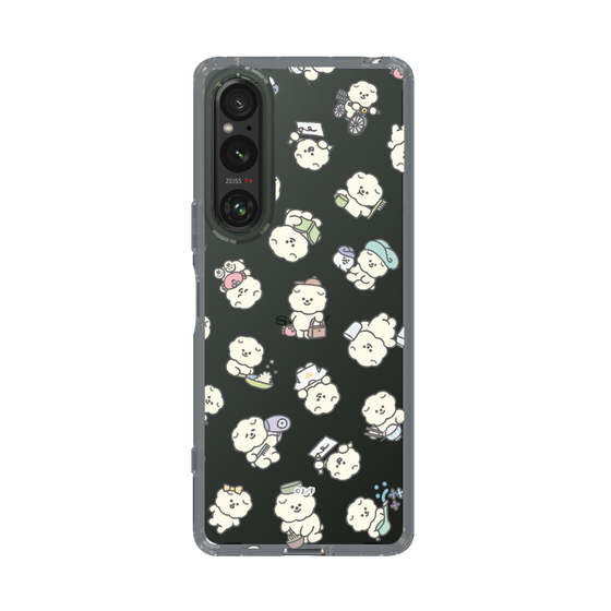Slim Protection Case［ Mossari Mosao - Lots of Mosao - Clear ］