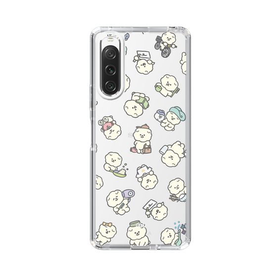 Slim Protection Case［ Mossari Mosao - Lots of Mosao - Clear ］