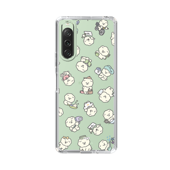 Slim Protection Case［ Mossari Mosao - Lots of Mosao - Clear ］