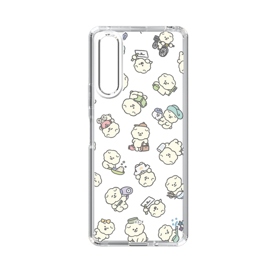 Slim Protection Case［ Mossari Mosao - Lots of Mosao - Clear ］