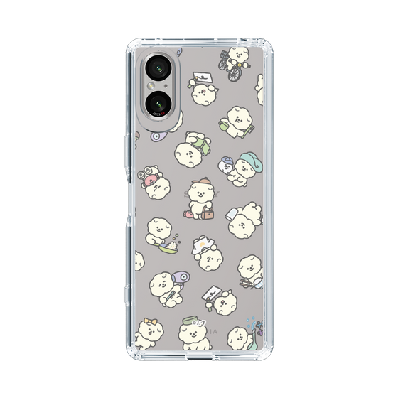 Slim Protection Case［ Mossari Mosao - Lots of Mosao - Clear ］