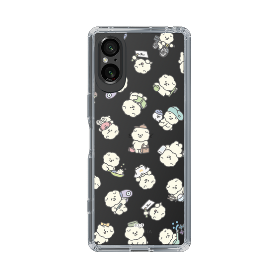 Slim Protection Case［ Mossari Mosao - Lots of Mosao - Clear ］