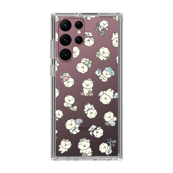 Slim Protection Case［ Mossari Mosao - Lots of Mosao - Clear ］