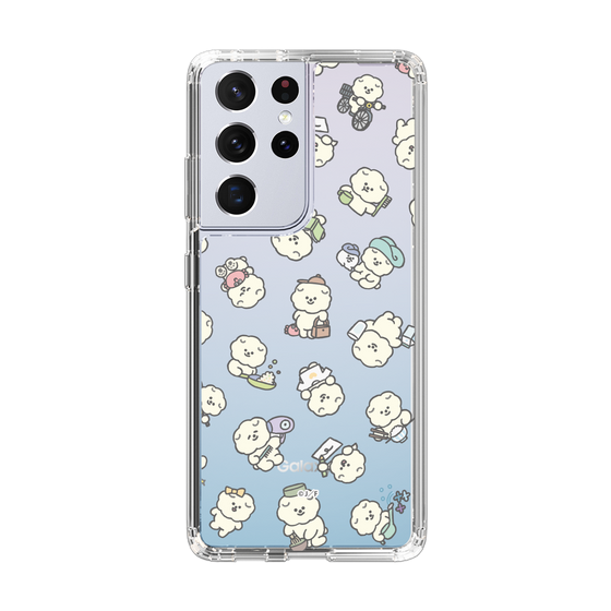 Slim Protection Case［ Mossari Mosao - Lots of Mosao - Clear ］