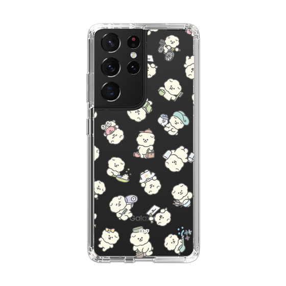 Slim Protection Case［ Mossari Mosao - Lots of Mosao - Clear ］