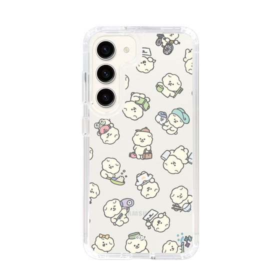 Slim Protection Case［ Mossari Mosao - Lots of Mosao - Clear ］