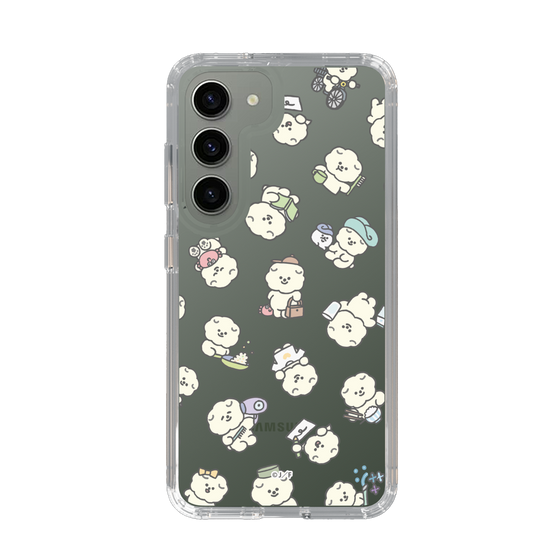 Slim Protection Case［ Mossari Mosao - Lots of Mosao - Clear ］