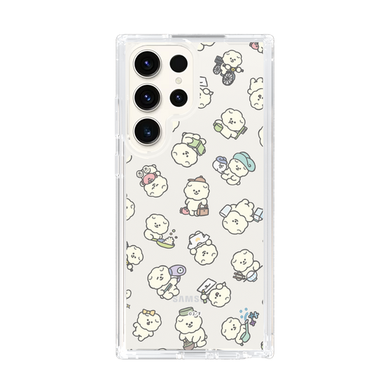 Slim Protection Case［ Mossari Mosao - Lots of Mosao - Clear ］