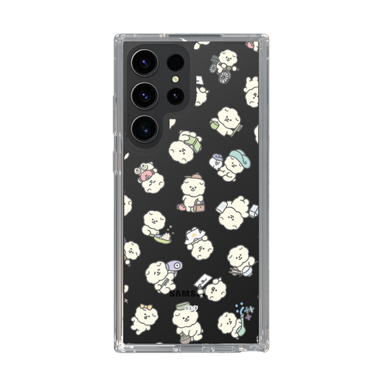 Slim Protection Case［ Mossari Mosao - Lots of Mosao - Clear ］