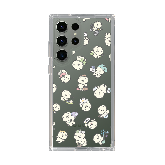 Slim Protection Case［ Mossari Mosao - Lots of Mosao - Clear ］