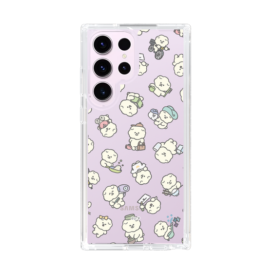 Slim Protection Case［ Mossari Mosao - Lots of Mosao - Clear ］