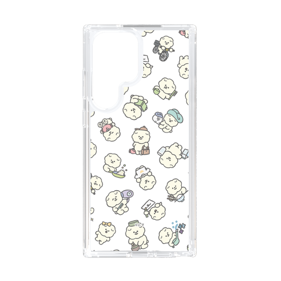 Slim Protection Case［ Mossari Mosao - Lots of Mosao - Clear ］