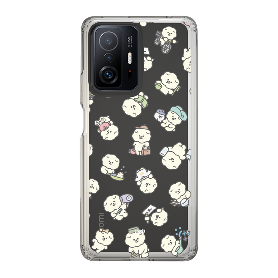Slim Protection Case［ Mossari Mosao - Lots of Mosao - Clear ］