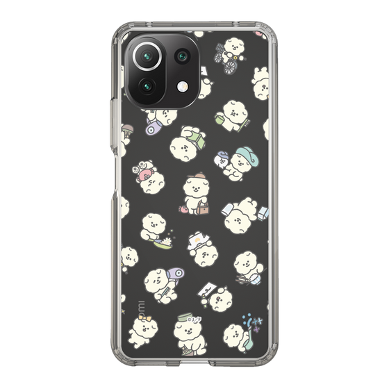 Slim Protection Case［ Mossari Mosao - Lots of Mosao - Clear ］