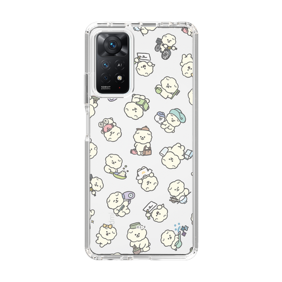Slim Protection Case［ Mossari Mosao - Lots of Mosao - Clear ］