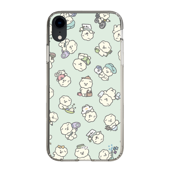Slim Protection Case［ Mossari Mosao - Lots of Mosao - Green ］